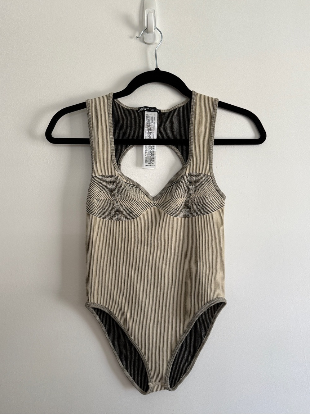 Zara Ribbed Bodysuit